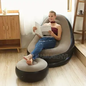 Inflated Sofa Chair With Leg Resting Place
