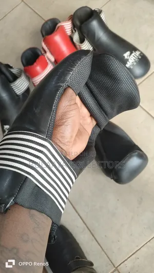 Uk Used Shark Martial Arts Training Gloves for Kick Boxing, Muay Thai.