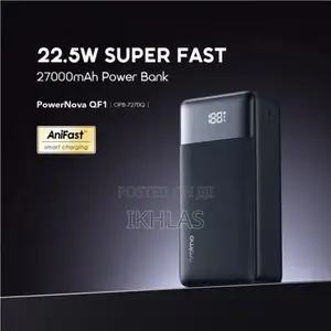 Oraimo 27000mah 22.5w Fast Charging Powerbank With Type C Input N Outp