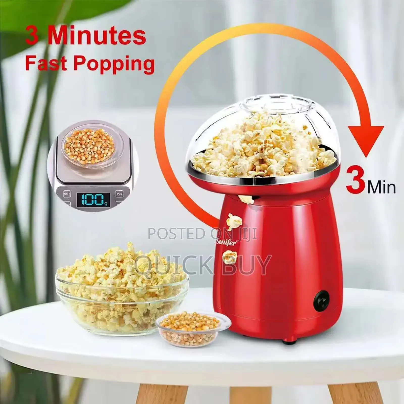 Sonifer Oil Free Automatic Popcorn Maker