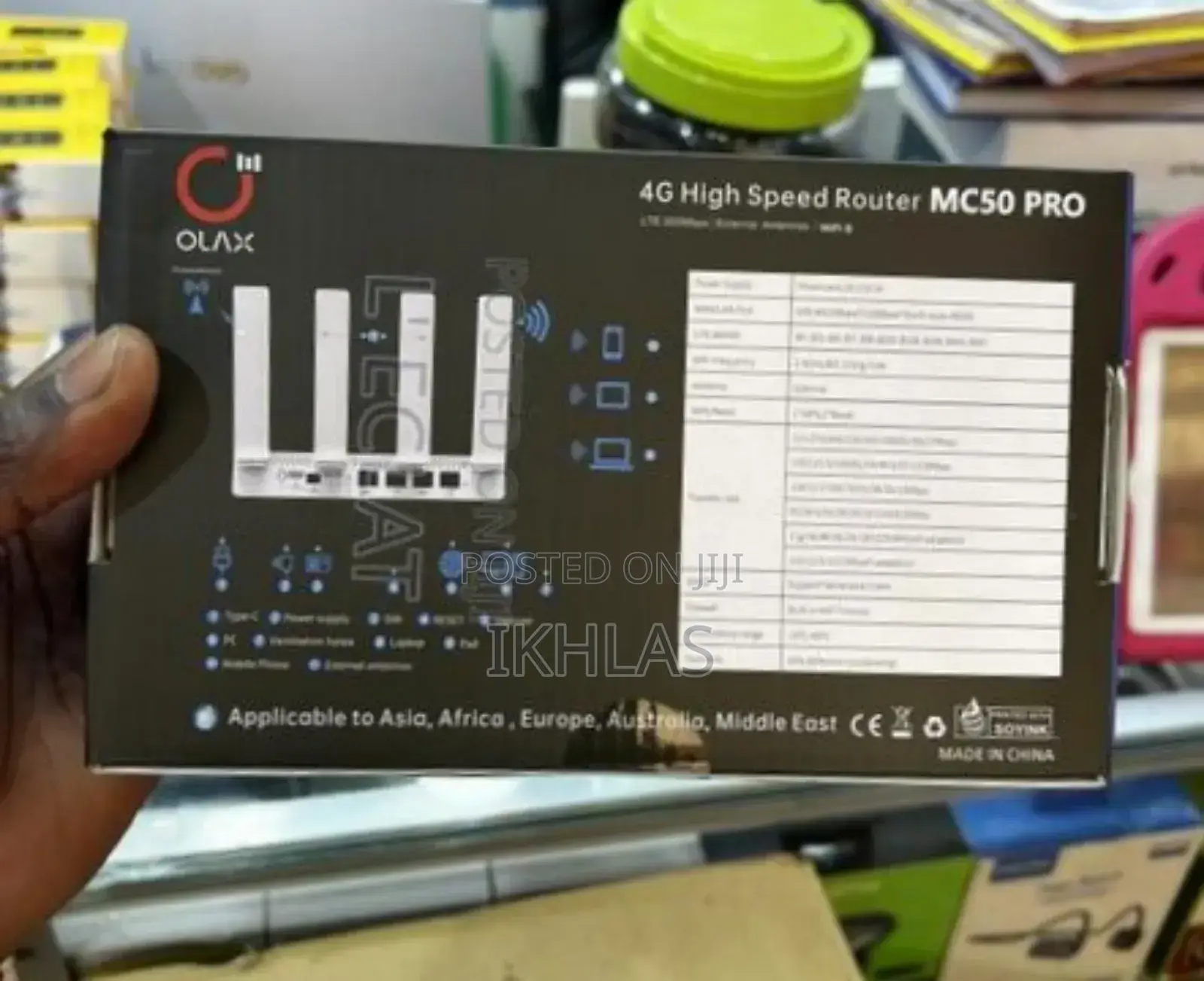 Olax 4g Simcard Router Open to All Networks - Lyca MTN Airtel