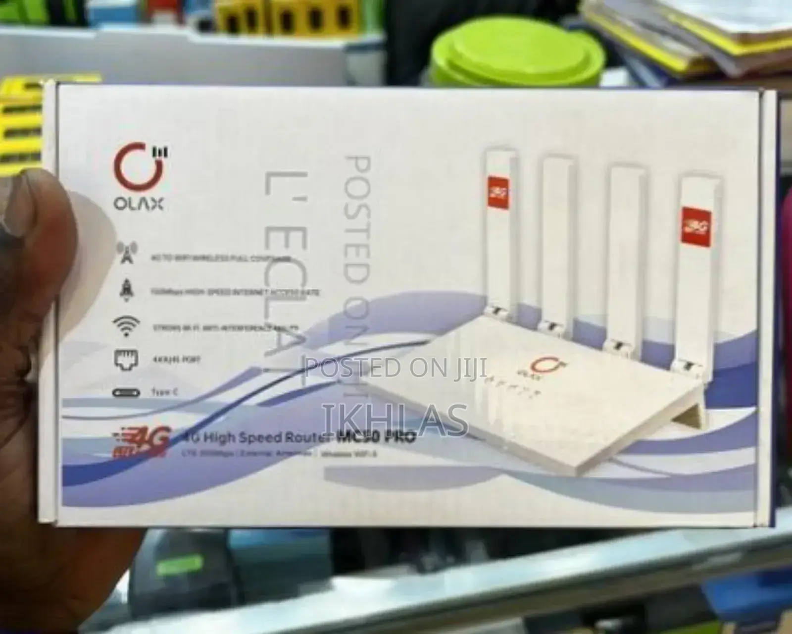 Olax 4g Simcard Router Open to All Networks - Lyca MTN Airtel