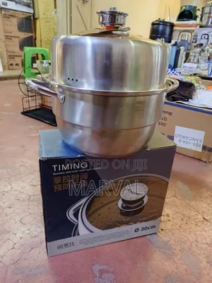 Multi-Tiered Stainless Steel Timing Single Food Steamer