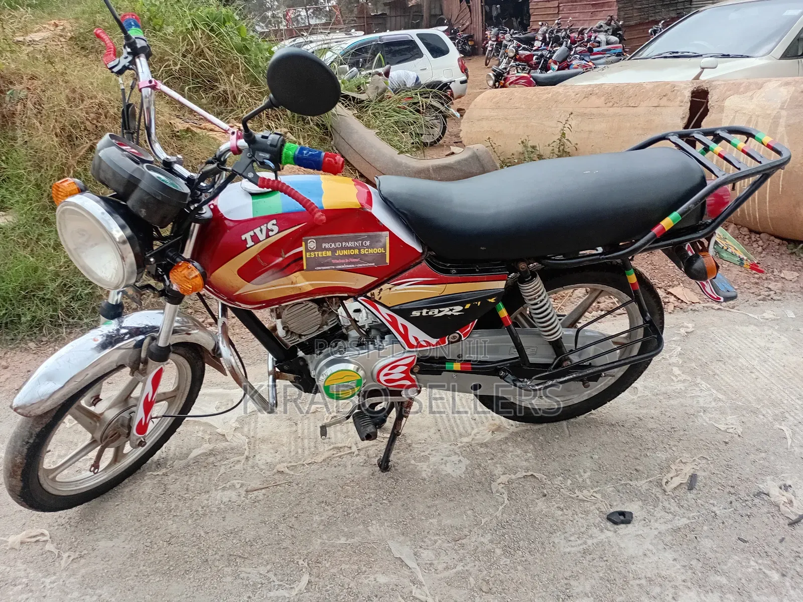 TVS XL 100 2016 Red