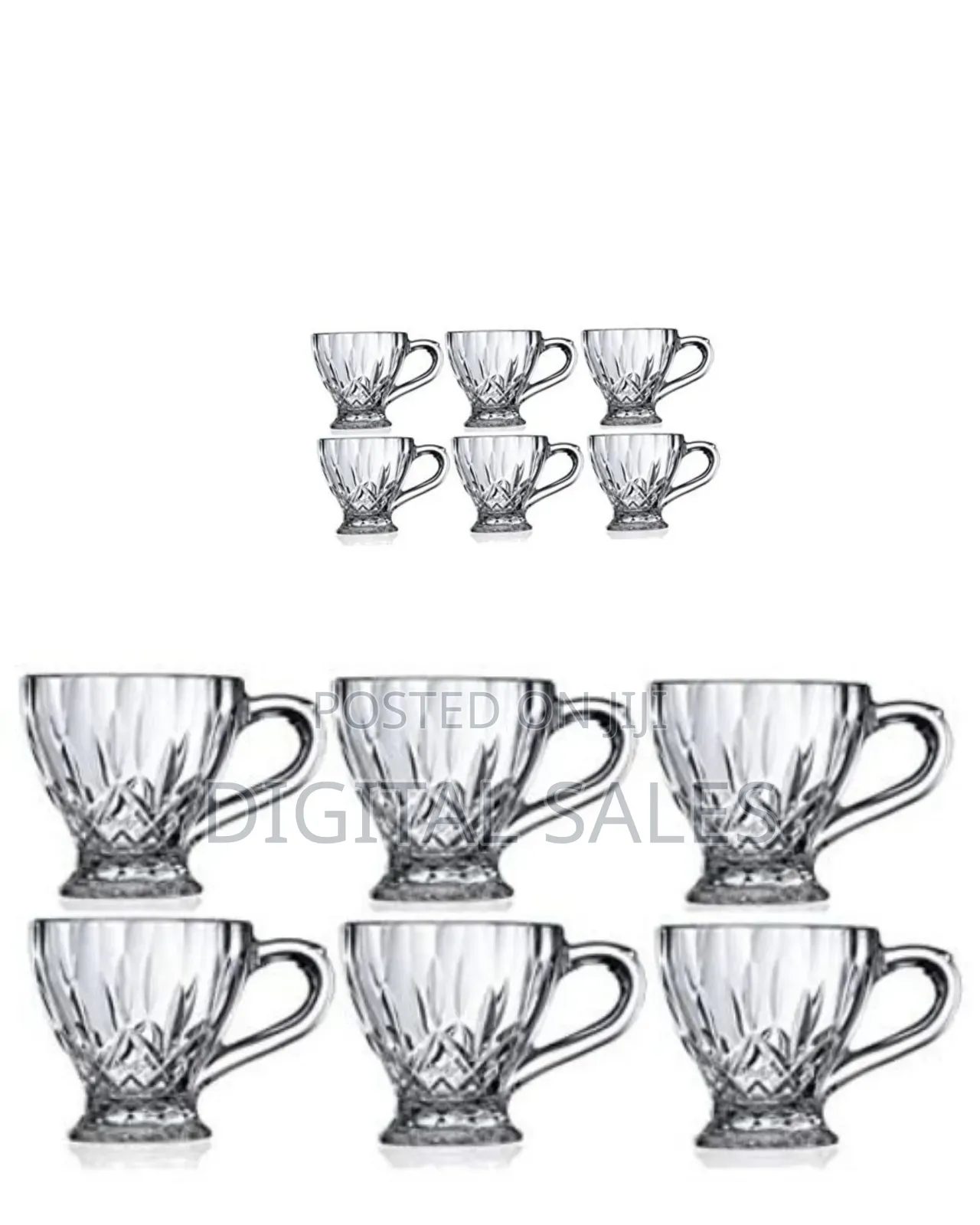 6 Pieces of Coffee Tea Glasses Cups Mugs
