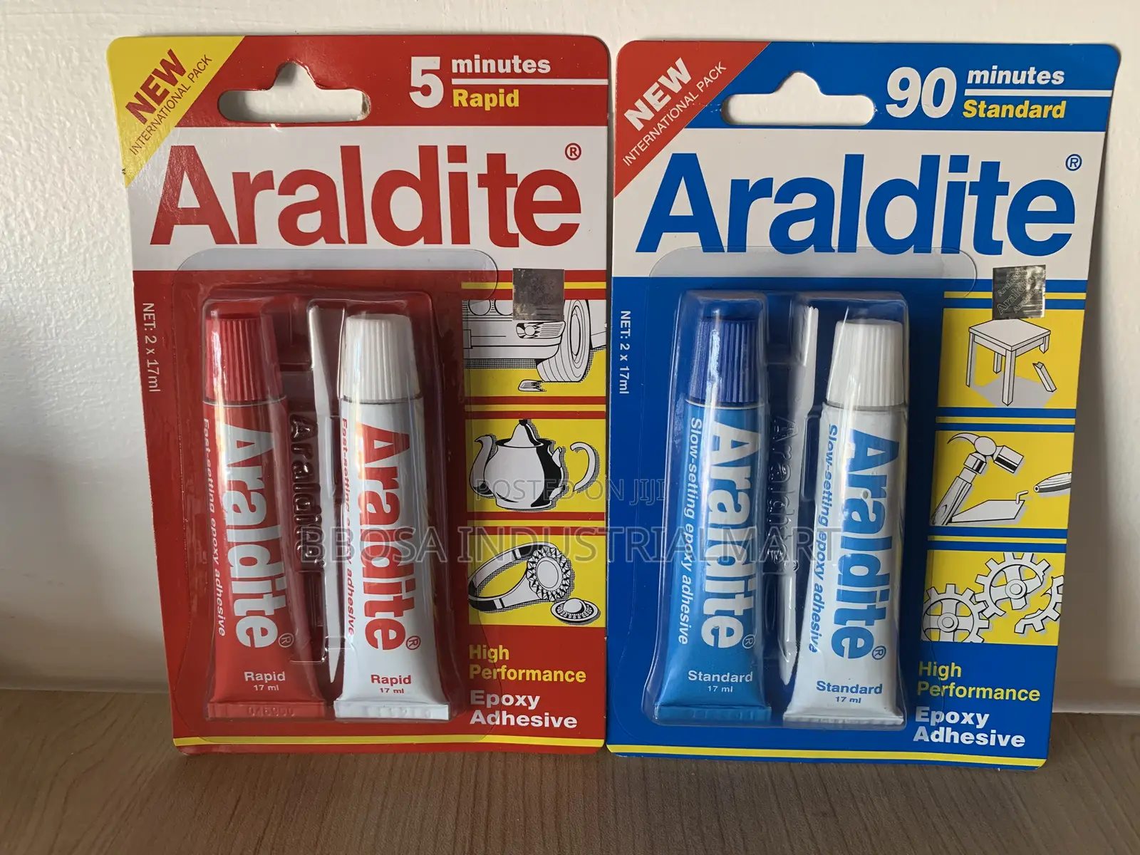 Araldite Blue Red