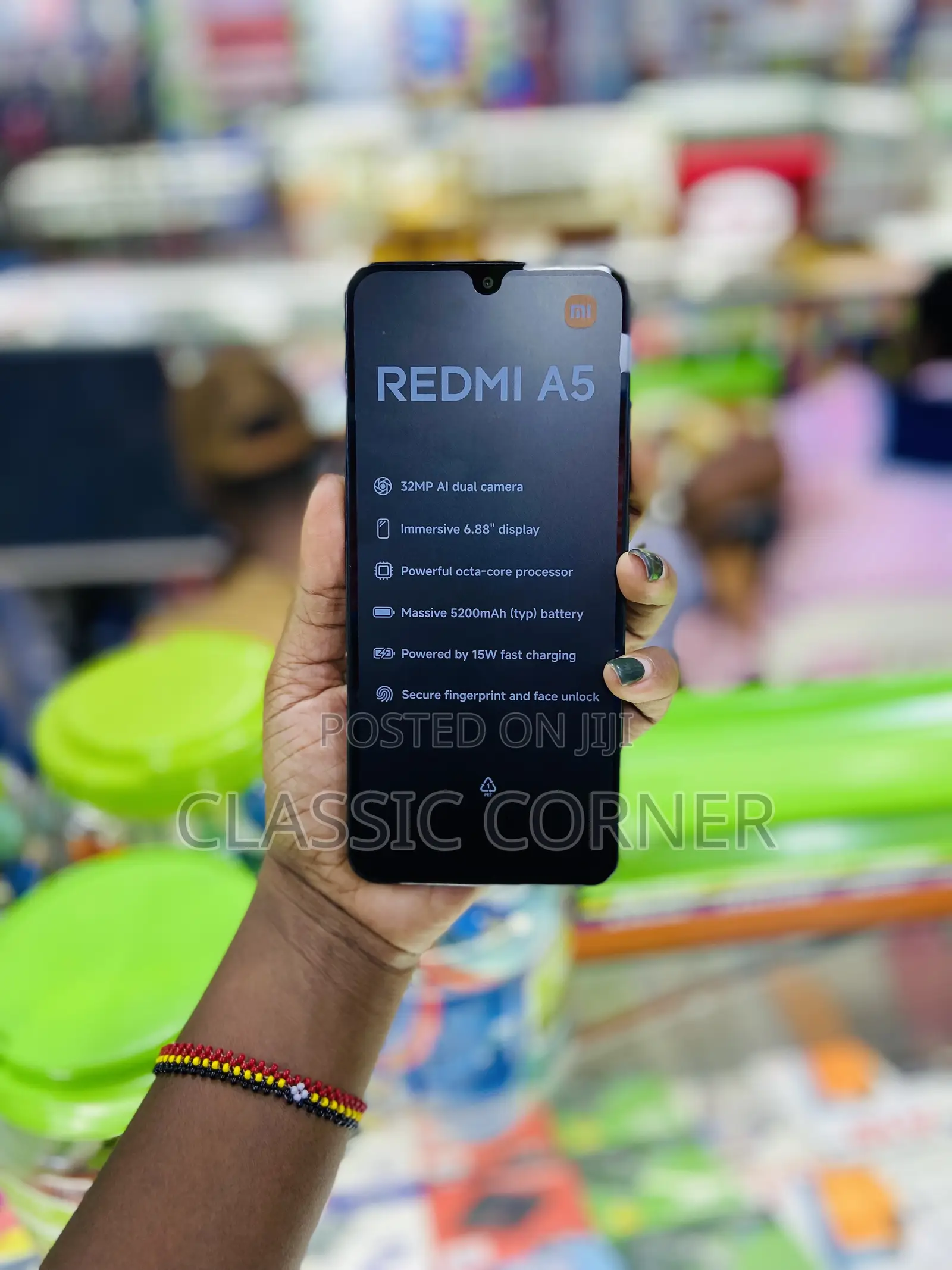New Xiaomi Redmi A5 4G 128 GB Black