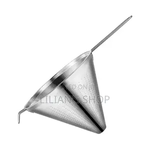 Stainless Steel Funnel With a Built-in Strainer