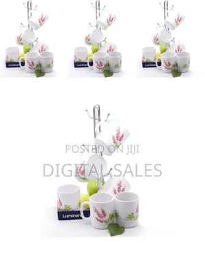 Luminarc 6 Pieces of Luminarc Pink Flower