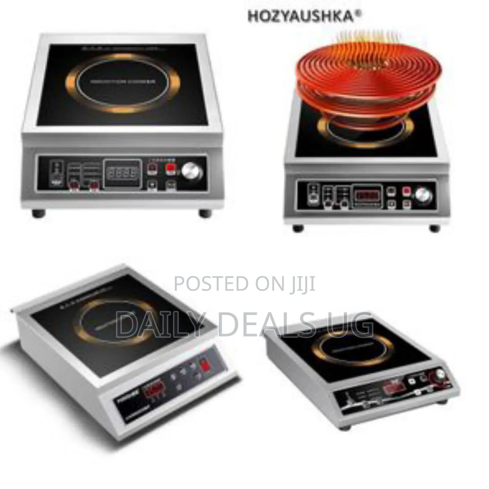 Stainless Steel Single Burner Commercial Induction Cooker