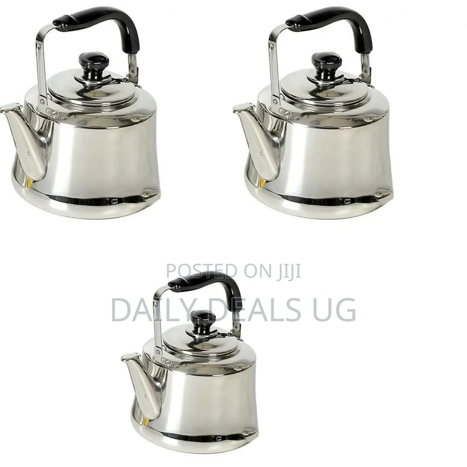 10 Litre Whistling Tea Boiling Kettle - Silver