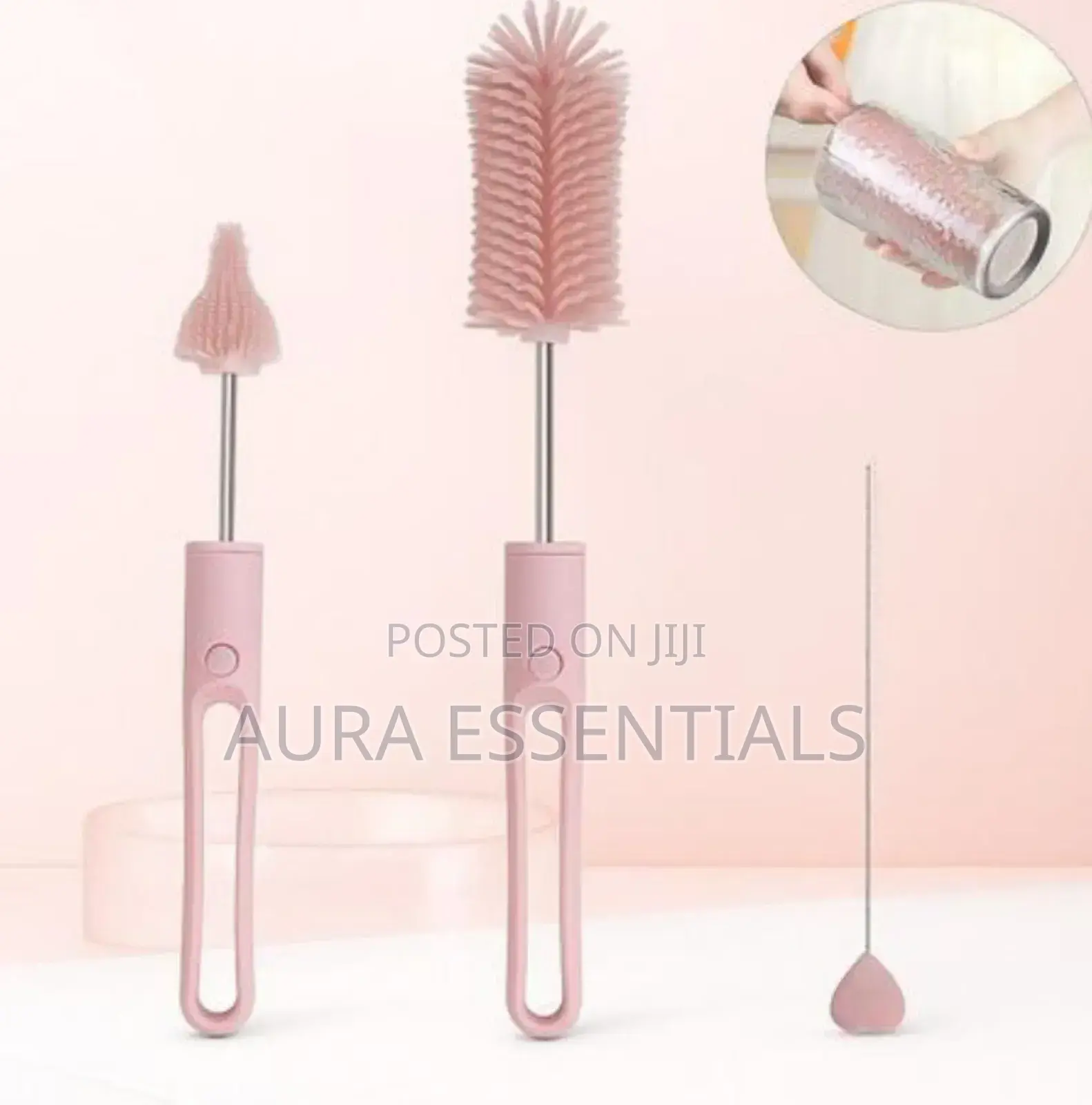 Silicone Bottle Brush Set