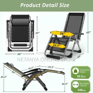 Zero Gravity Reclining Chair With Cushion