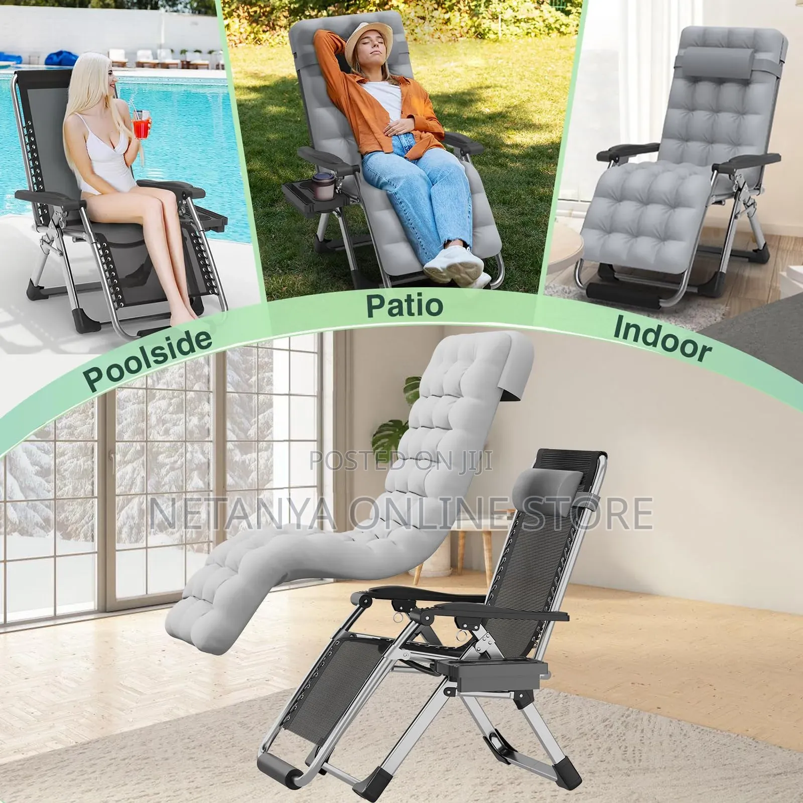 Zero Gravity Reclining Chair With Cushion
