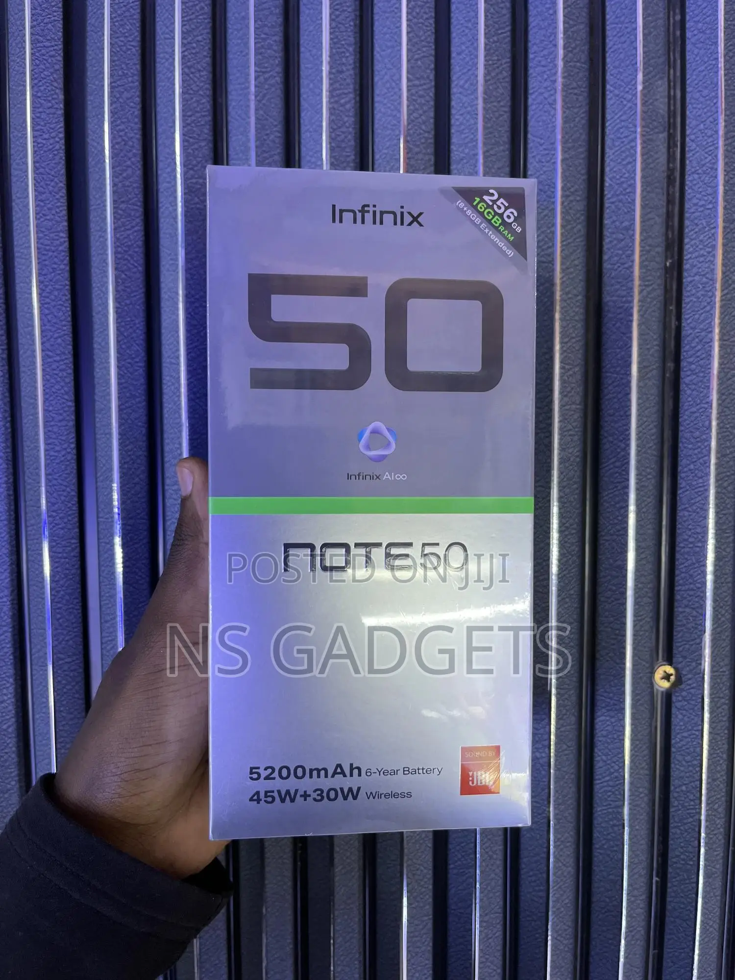 New Infinix Note 50 4G 256 GB Black