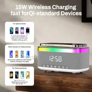 Bluetooth Led Wireless Charging Speaker