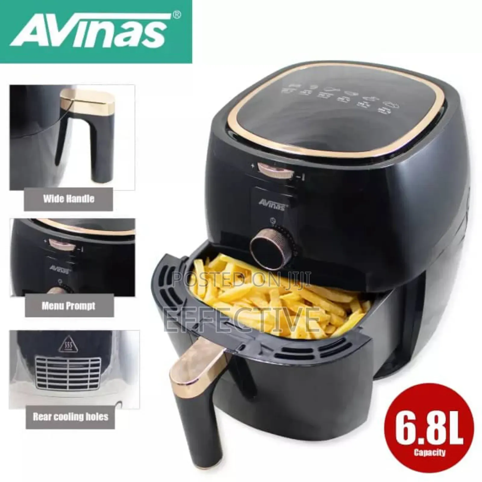 6.8l Avinas Multifunctional Electric Oil-Free Air Fryer