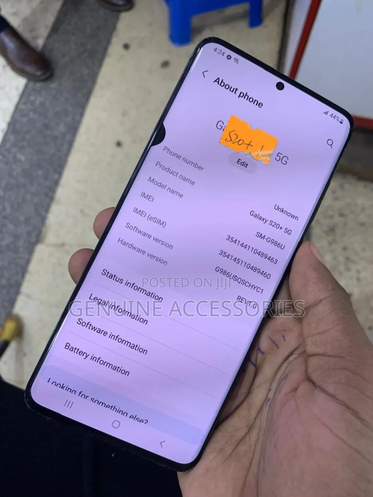 Samsung Galaxy S20+ 5G 128 GB Black