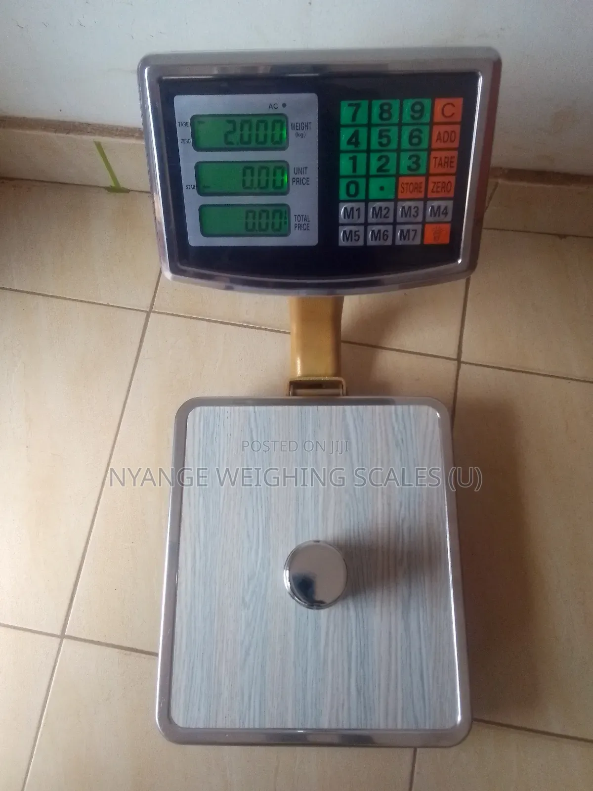 Hi-Tech Pc Board Digital Weighing Scale 60kg Weigh Accurate Weigh Scal