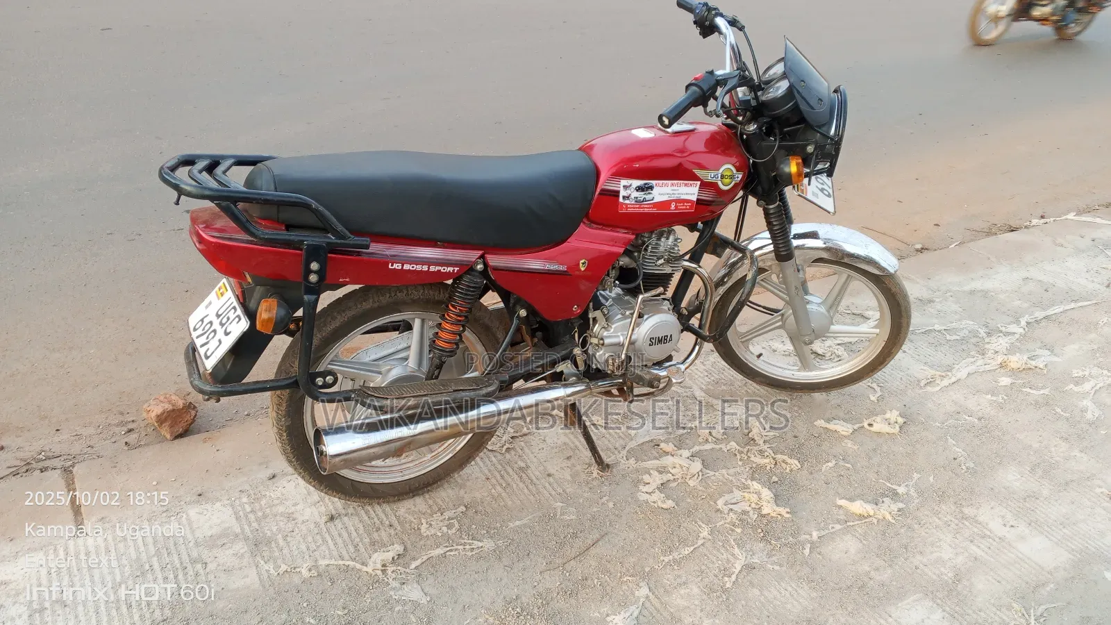 Simba UG Boss + Sport 125cc 2024 Red