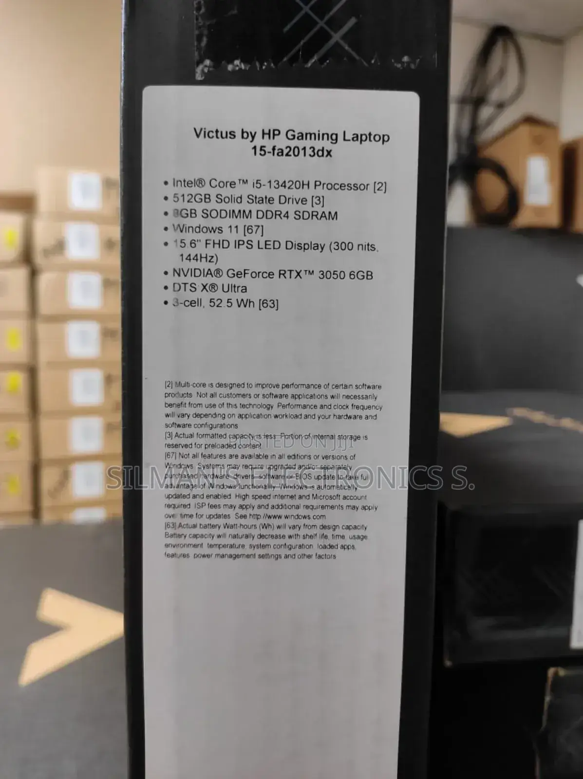 New Laptop HP Victus 15 8GB Intel Core I5 SSD 512GB