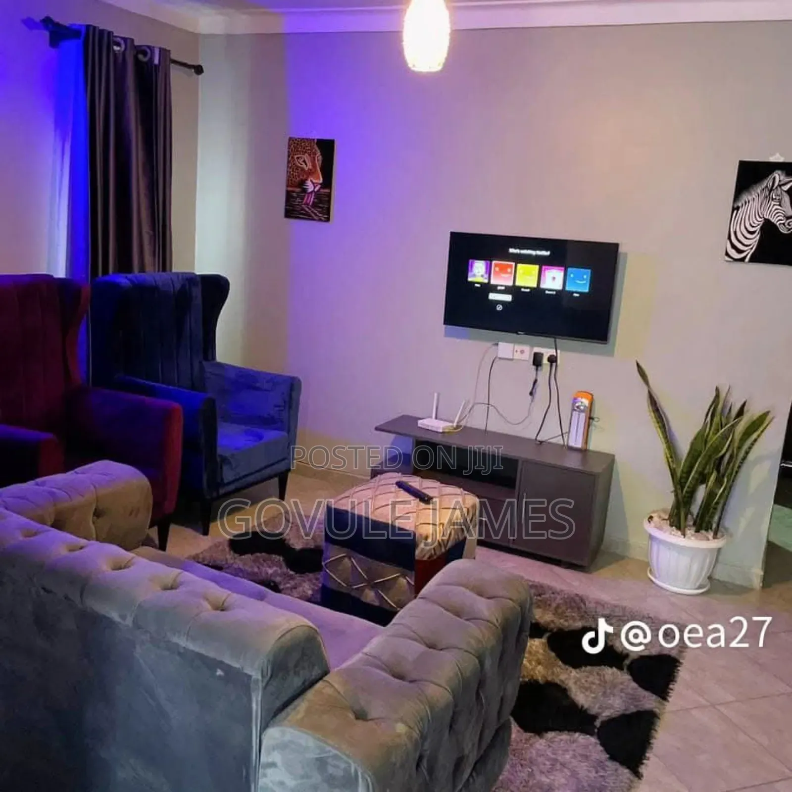 Furnished 1bdrm Apartment in Bk Apartment, Makindye for rent