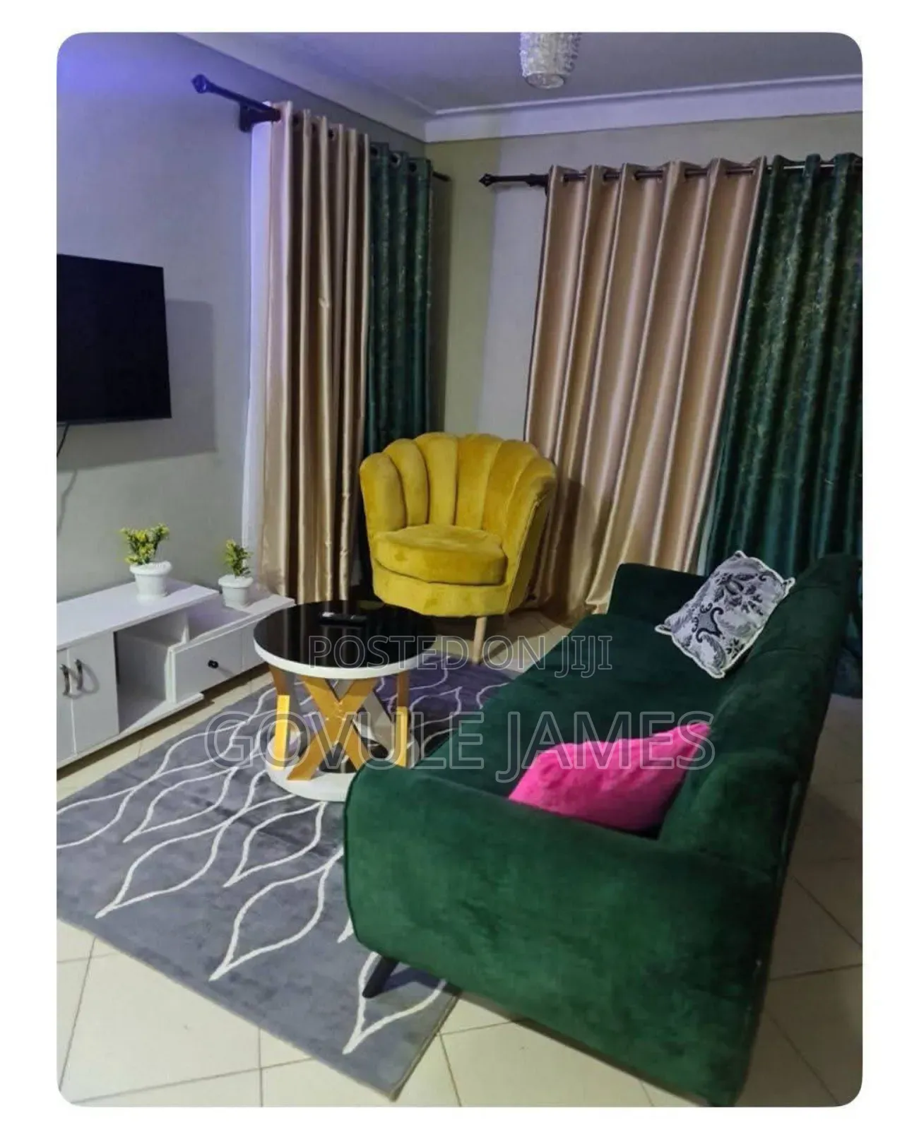 Furnished 1bdrm Apartment in Bk Apartment, Makindye for rent