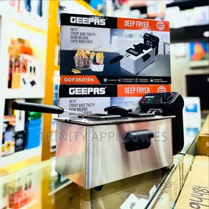 Geepas 3l Premium Stainless Steel Deep Fryer Gdf36015