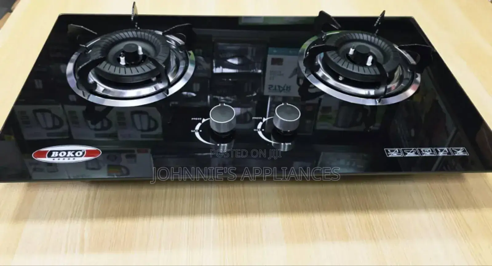 Boko 2 Gas Burner Hob Cooker