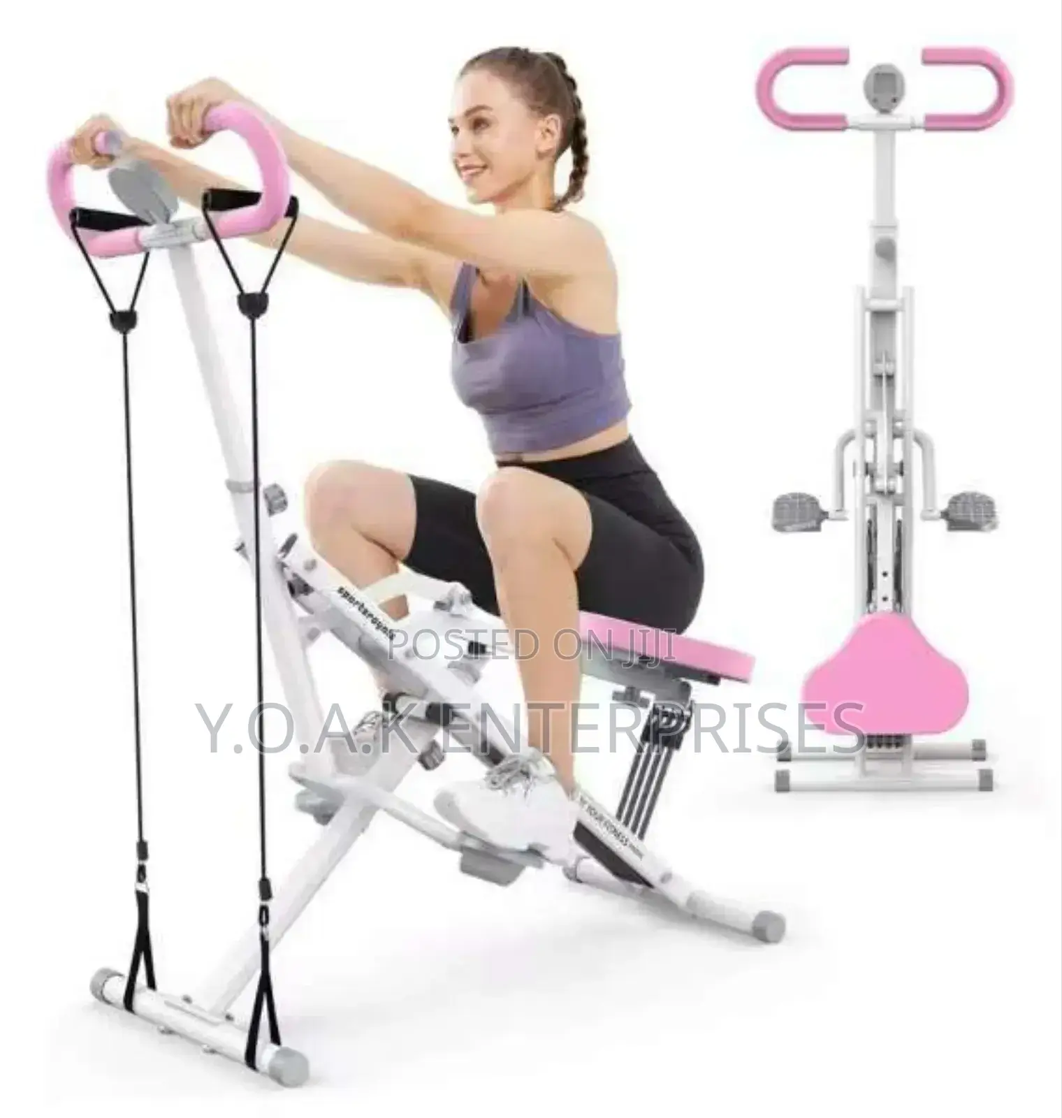 Sports Royals Pink Squat Machine