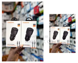 Porodo 95w Car Charger With 0.9m Lightning Cable