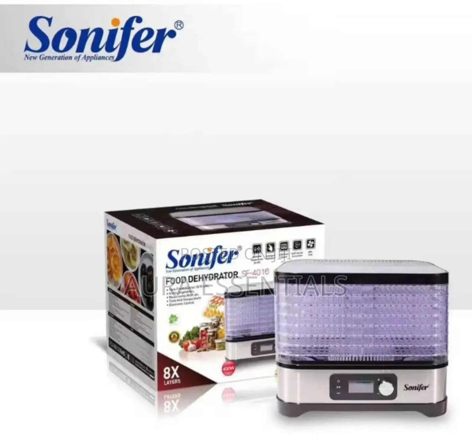 Sonifer-4016 Food Dehydrator, 8-layers