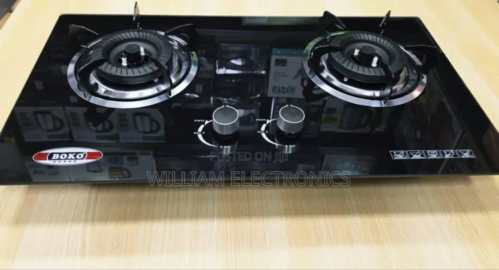 Bokko 2 Burner Gas Hob