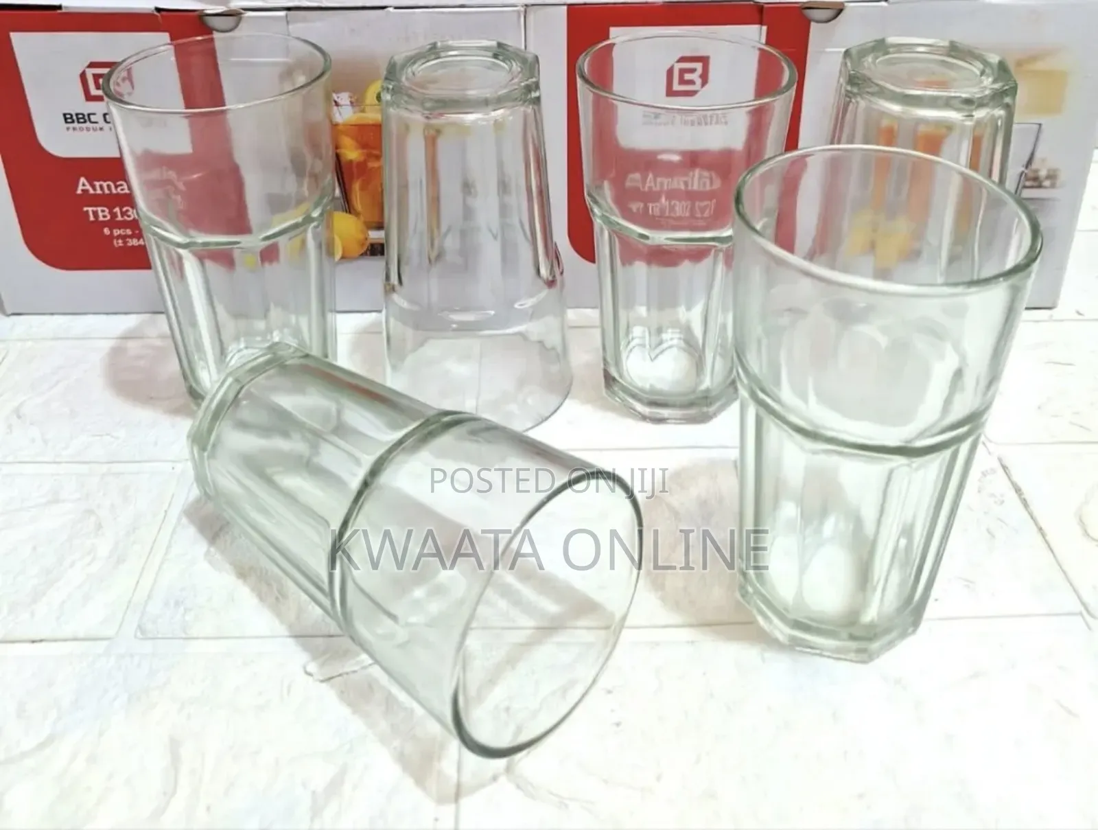 330ml Ngumu Bon Appetit Classic Design Tumbler,Drink Glasses, Set of 6