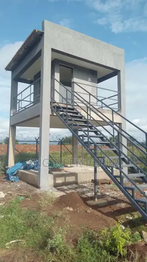Concrete Tank Stand Attached With the House