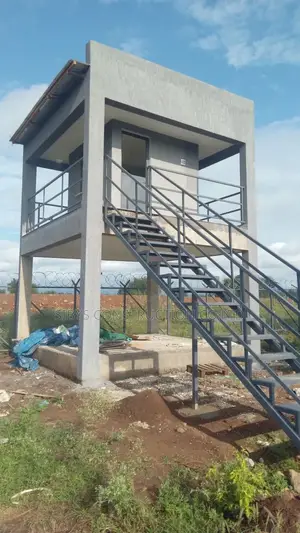 Concrete Tank Stand Attached With the House