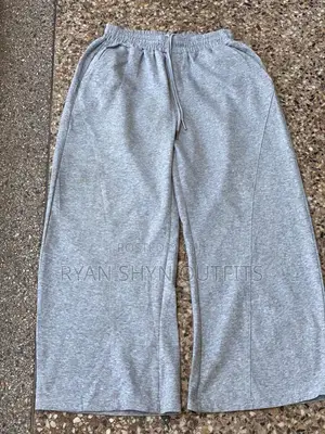 Wide and Flared Sweater Pants