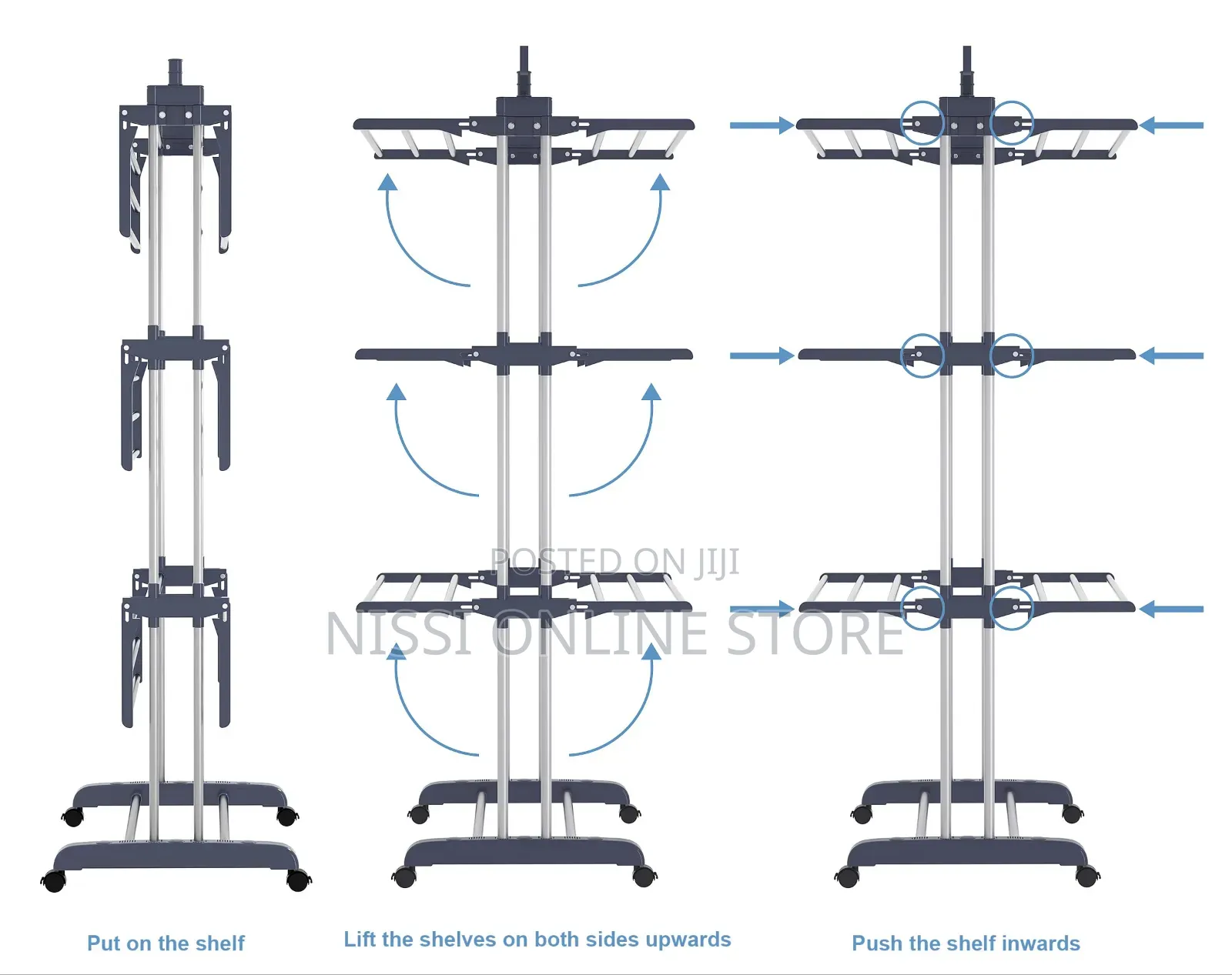 4 Tier Foldable Clothes Drying Rack