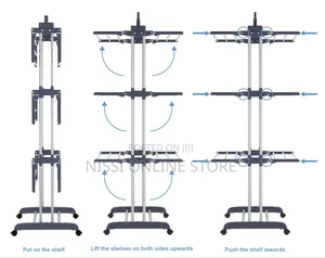 4 Tier Foldable Clothes Drying Rack
