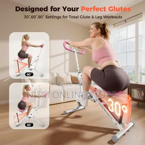 Foldable Rodeo Excercise Machine With Resistance Bands