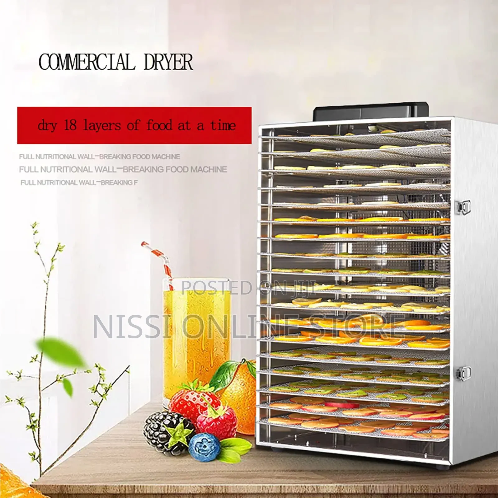 Large Capacity Food Dehydrator
