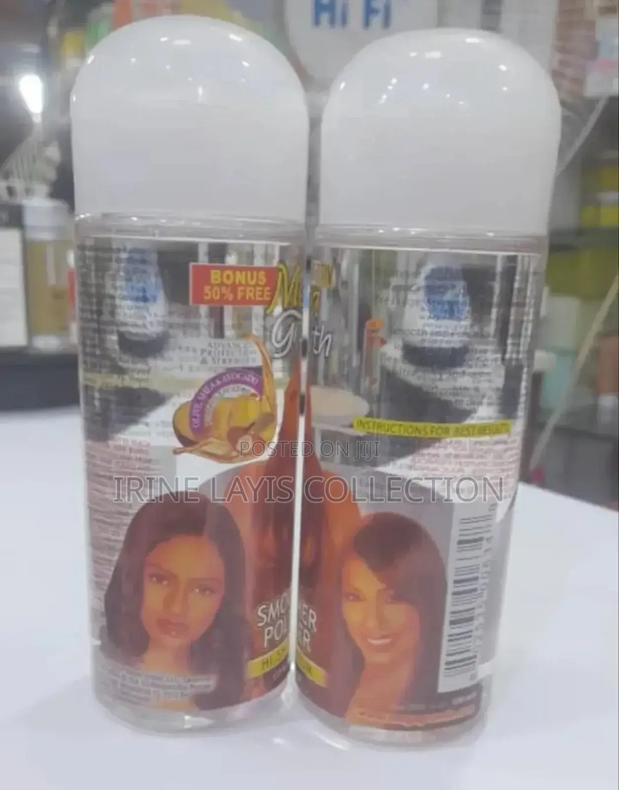 Mega Growth Smoother Polisher Serum.