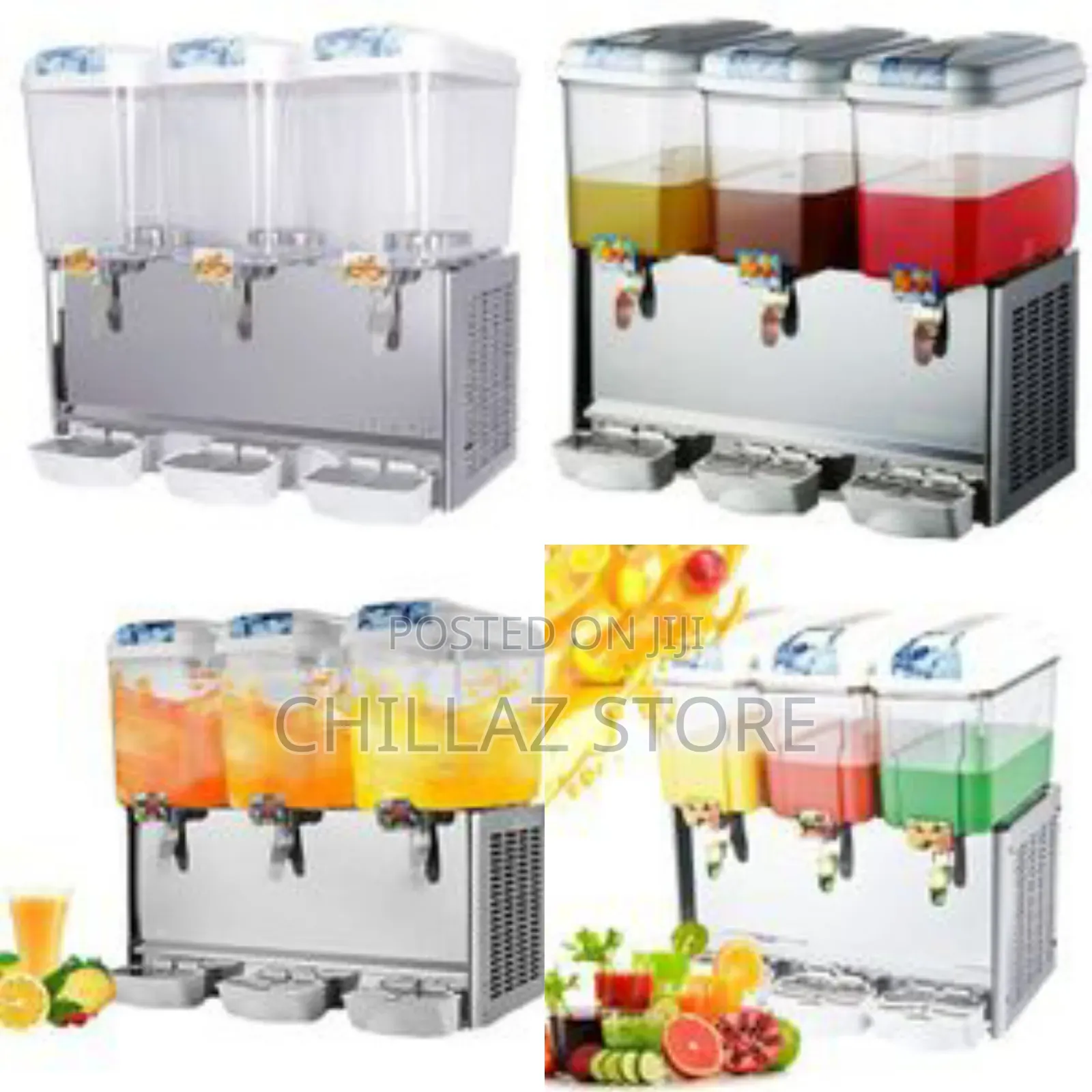 Triple Juice Dispenser.