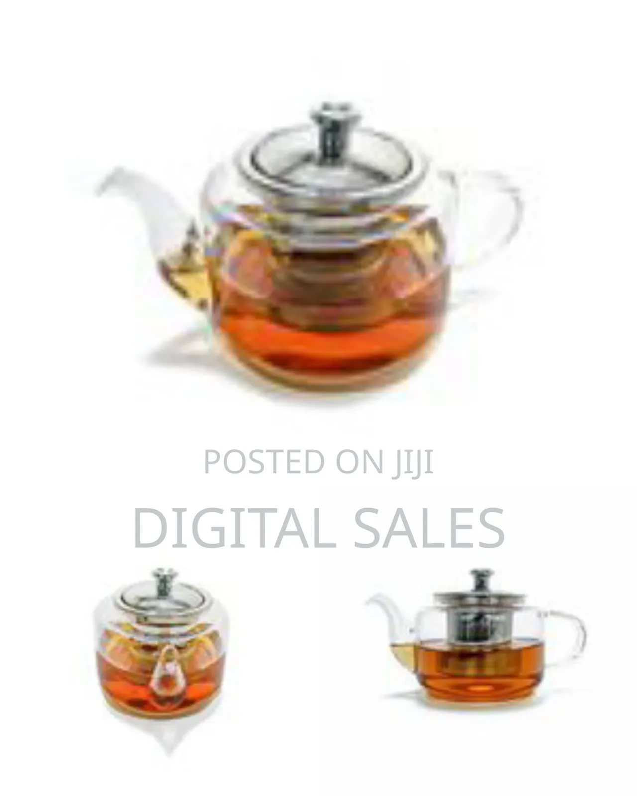 600ml High Borosilicate Glass Pot Heat-Resistant Glass Cooker Kettle