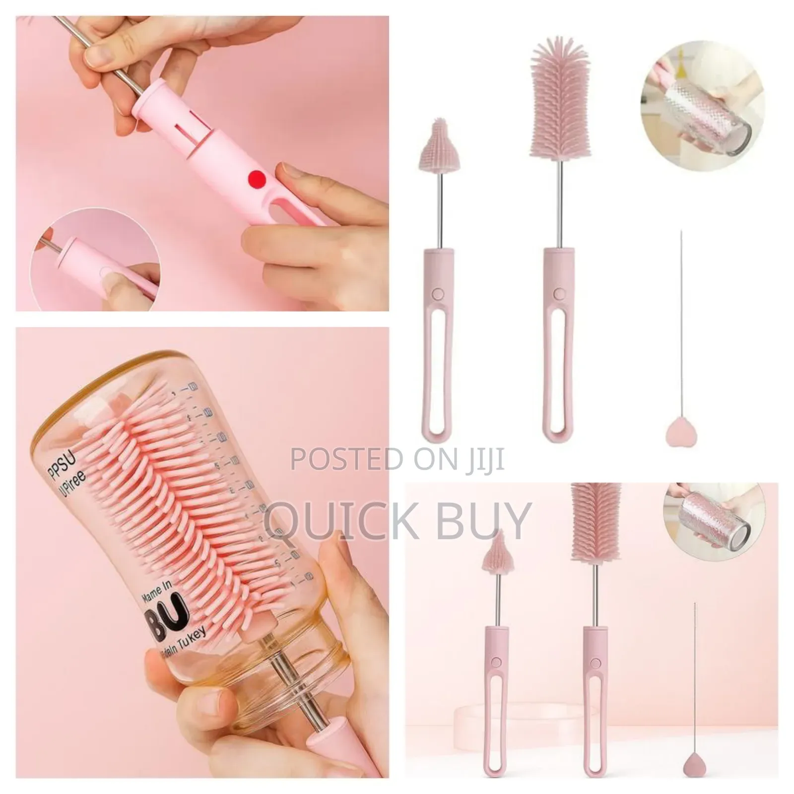 Silicone Bottle Brush Set