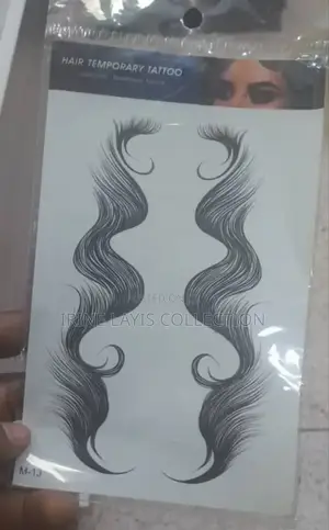 Curly Hair Tattoo Stickers