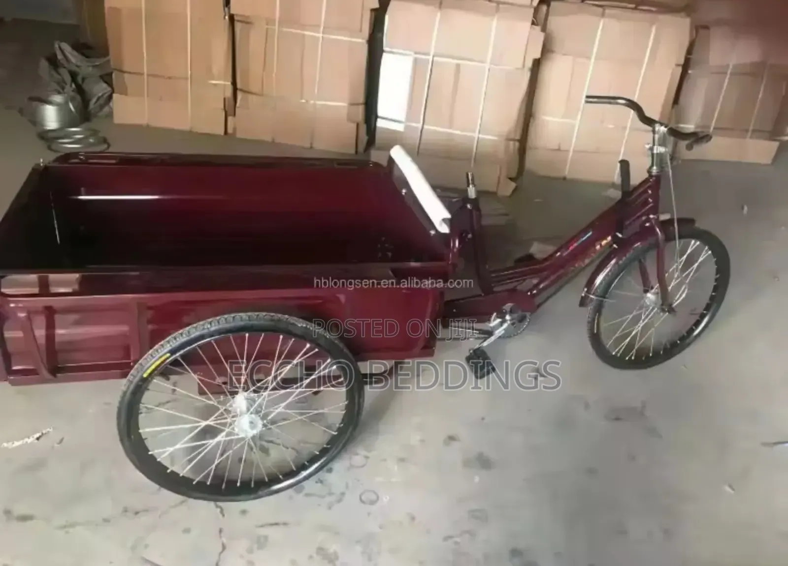 Tri Cycle With a Carrier