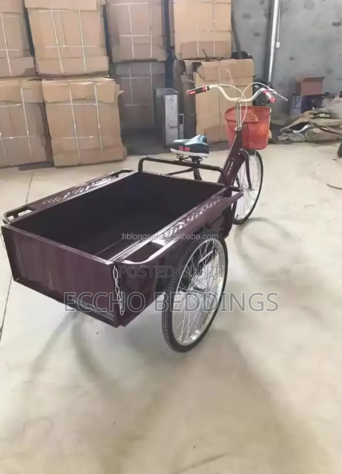 Tri Cycle With a Carrier