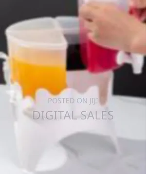 Drink Dispenser With Spigot and Lid 360° Rotatable Juice Jug Dispenser