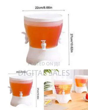 Rotating Beverage Dispenser With 3 Compartments